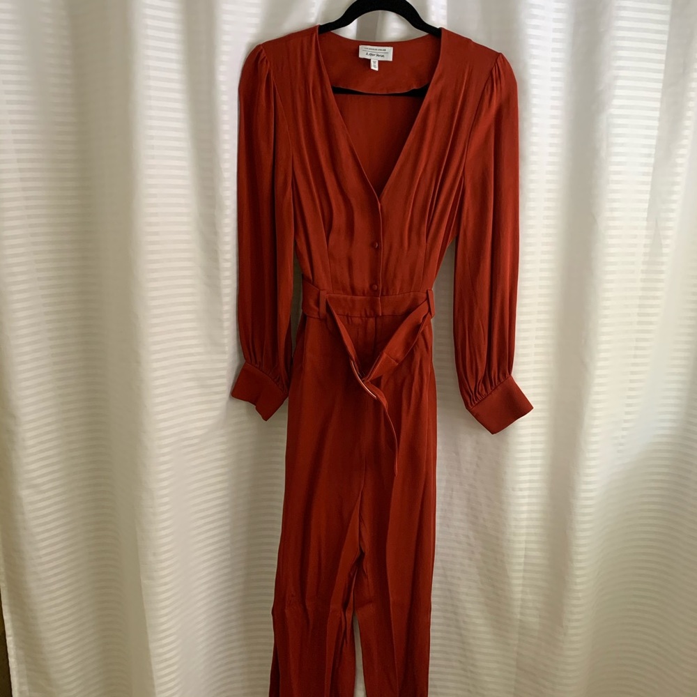 & other stories retro belted pantsuit